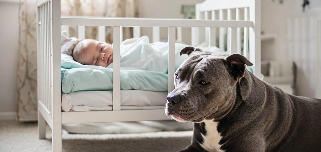 4 Gründe, warum Pitbulls & Amstaffs keine "Nanny Dogs" sind